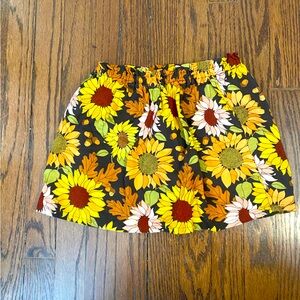 Gymboree Sunflower Print Kids Skirt-Like New